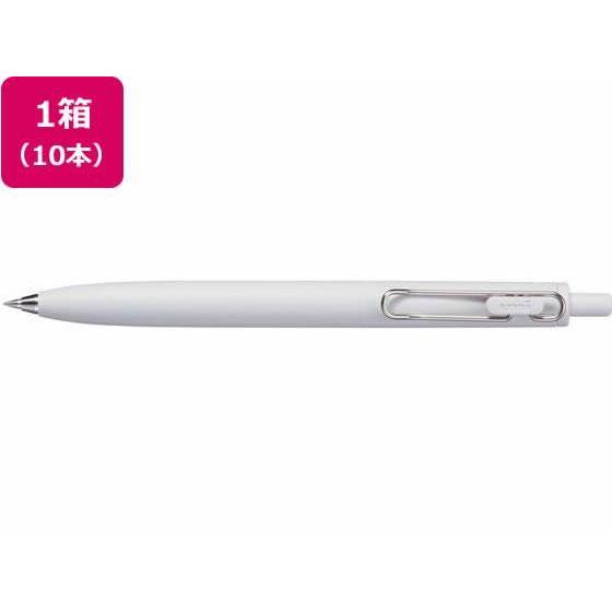 三菱鉛筆 ユニボールワンF 0.38 グレー 無垢 10本[代引不可]
