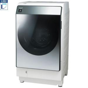 【標準設置料金込】シャープ(SHARP) 【限定☆処分品】ES-W113-SL(シルバー) ドラム式洗濯乾燥機 左開き 洗濯11kg/乾燥6kg