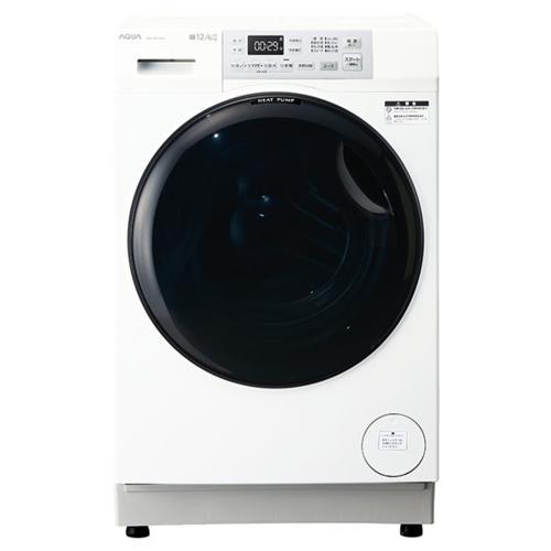 【標準設置料金込】アクア(AQUA) AQW-SD12A-L-W ホワイト まっ直ぐドラム ドラム式...