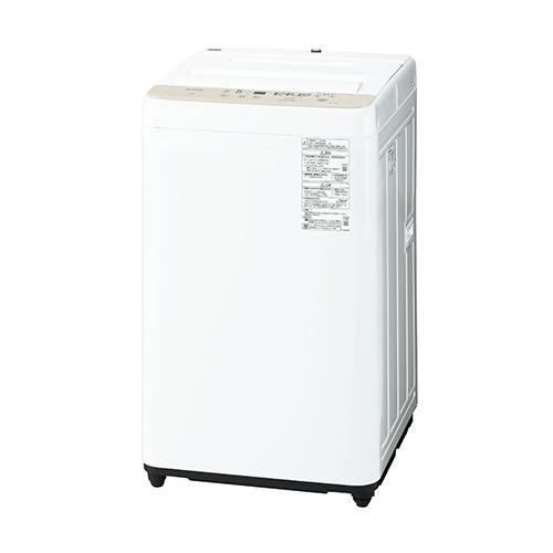 【設置】パナソニック(Panasonic) NA-F7B5-C ライトベージュ 全自動洗濯機