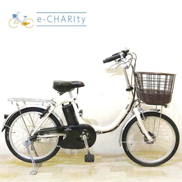 電動自転車 中古 小径車 ヤマハ PAS SION U パス シオン ユー アイボリー 20インチ ...