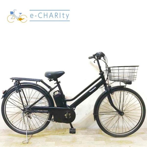 電動自転車 中古 ママチャリ パナソニック TIMO S ティモ S ブラック 26インチ KE05...