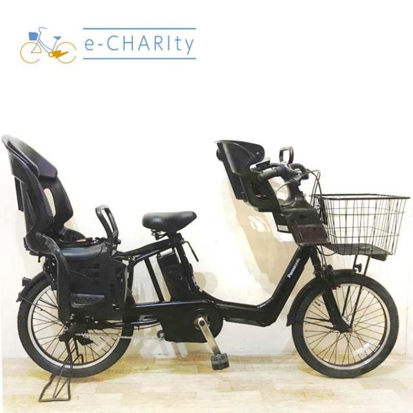 電動自転車 中古 子供乗せ パナソニック ギュット アニーズ ブラック 20インチ KE066 電動...