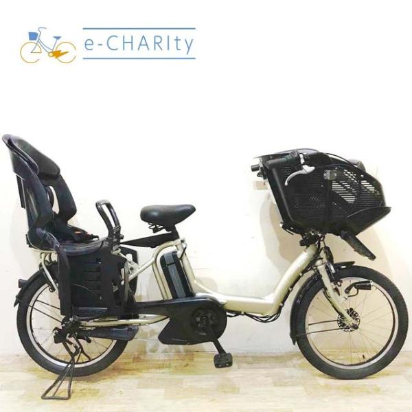 電動自転車 中古 子供乗せ ヤマハ PAS Kiss mini パス キッス ミニ ゴールド 20イ...