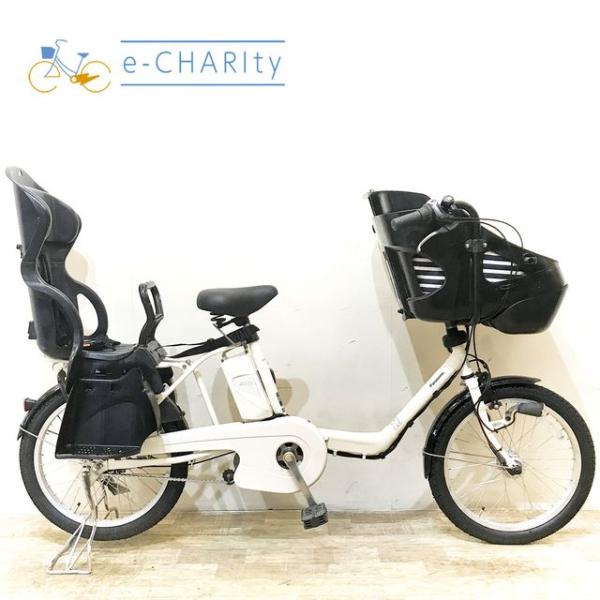 電動自転車 中古 子供乗せ パナソニック ギュット ミニ DX ホワイト 20インチ KF023 電...