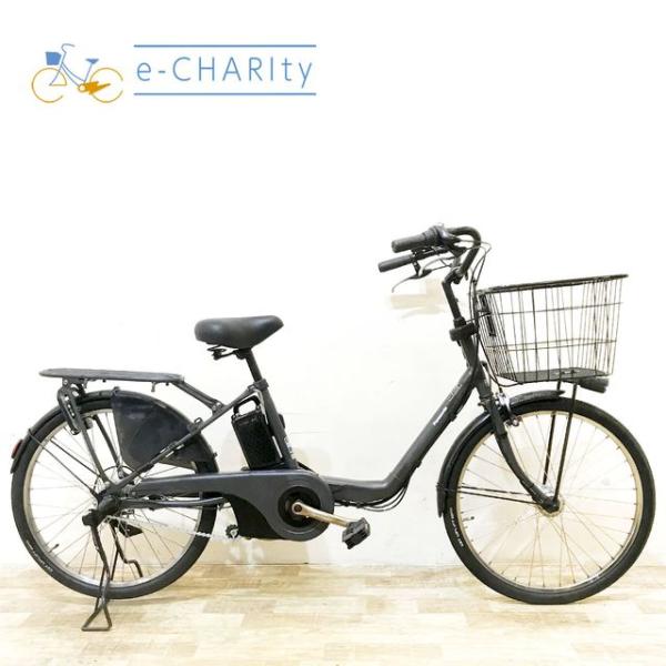 電動自転車 中古 ママチャリ パナソニック ギュットステージ グレー 22インチ KG060 電動ア...