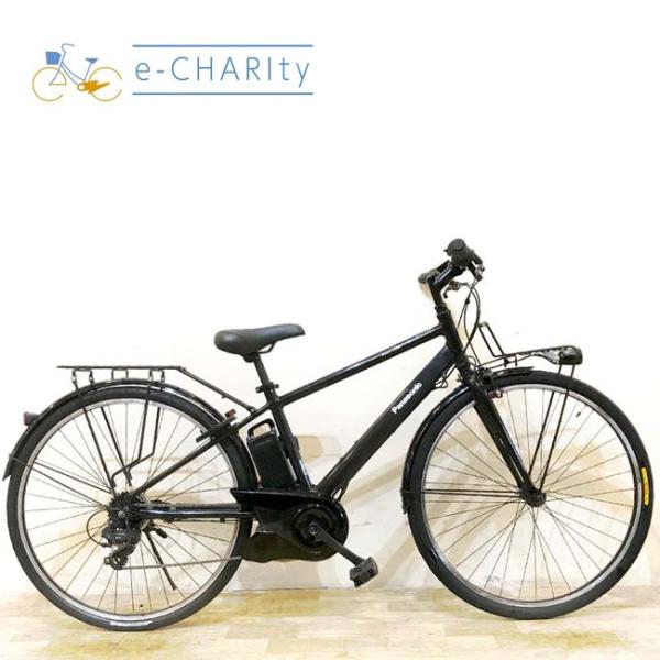 電動自転車 中古 スポーツ パナソニック ベロスター ブラック 700C KG111 電動アシスト自...