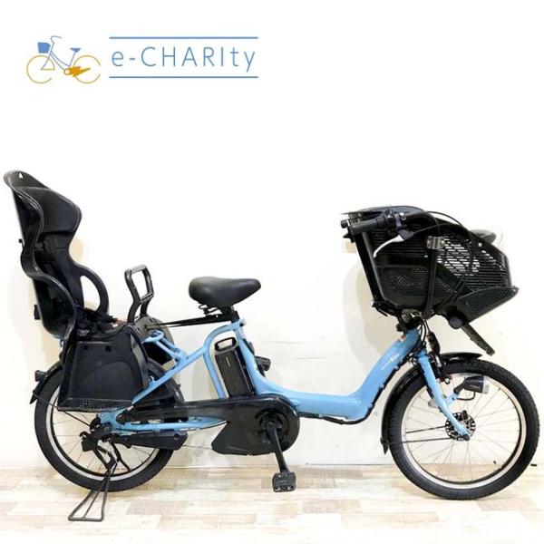 電動自転車 中古 子供乗せ ヤマハ PAS キッスミニ ブルー 20インチ KH065 電動アシスト...