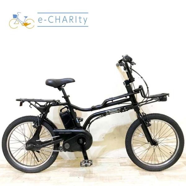 電動自転車 中古 小径車 パナソニック EZ ブラック 20インチ KI024 電動アシスト自転車 ...