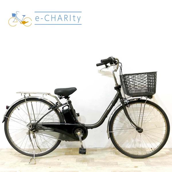 電動自転車 中古 ママチャリ パナソニック ビビDX ブラウン 26インチ KL056 電動アシスト...