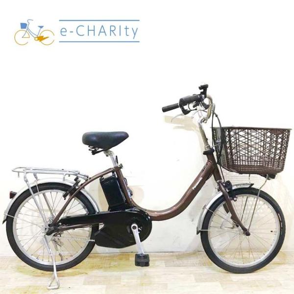 電動自転車 中古 小径車 パナソニック ビビ L 20 ブラウン 20インチ KZ108 電動アシス...