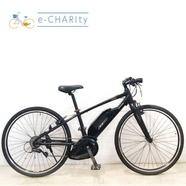 電動自転車 中古 スポーツ パナソニック ジェッター ブラック 700×38C YA010 電動アシ...