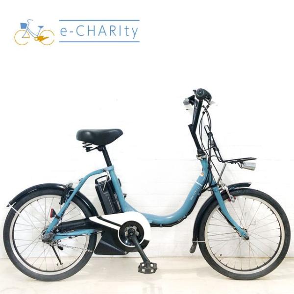 電動自転車 中古 小径車 ヤマハ PAS CITY C パス シティ C ブルー 20インチ YB0...