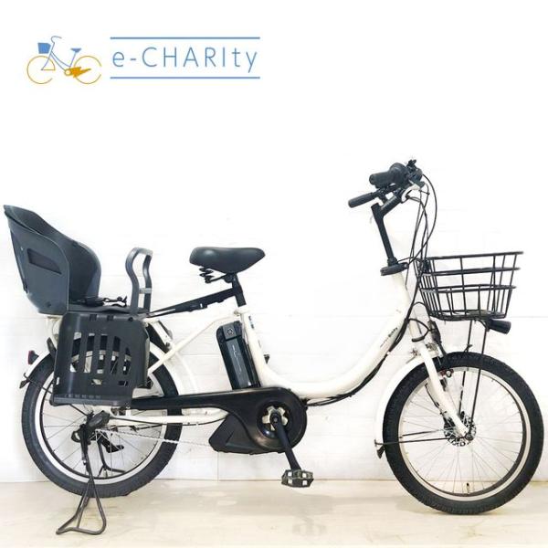 電動自転車 中古 子供乗せ ヤマハ PAS Babby パス バビー ホワイト 20インチ YB05...