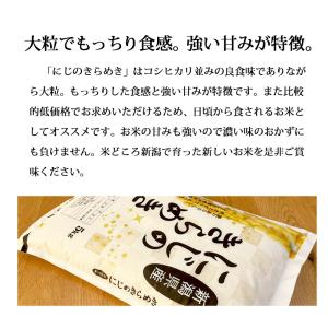 【夏のセール中】 新潟産 にじのきらめき お米...の詳細画像2