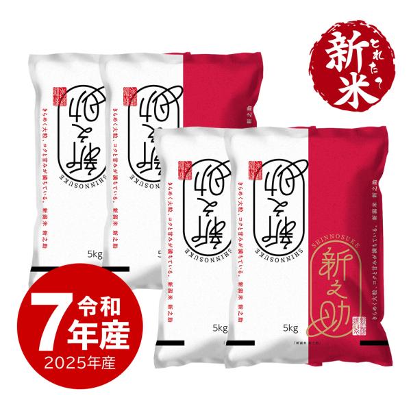 米 新之助 お米 20kg 令和7年産 新米 新潟県産 一等米 送料無料 沖縄のぞく