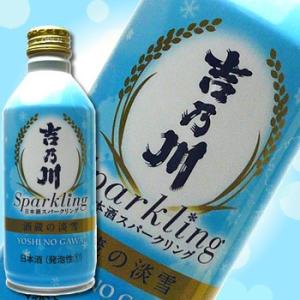 日本酒 スパークリング 酒蔵の淡雪 300ml ボトル缶 吉乃川 日本酒｜echigo