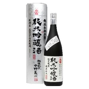 お福正宗 越後 純米吟醸 新潟産五百万石 丸筒化粧箱 1800ml お福酒造