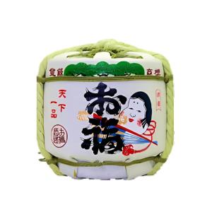 日本酒 岩手 福来・菰樽 ミニ樽酒 上撰1.8L ギフト箱付 ミニ樽酒 送料