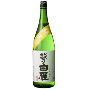 越乃白雁 五百万石 純米酒 1800ml 中川酒造 日本酒 新潟