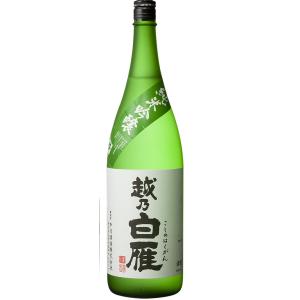 日本酒 清酒 越乃白雁 純米吟醸 1800ml 中川酒造