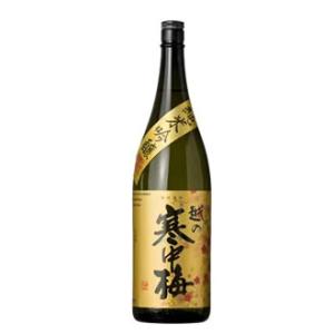 日本酒 越の寒中梅 金ラベル 純米吟醸酒 1800ml 新潟銘醸｜echigo