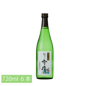 日本酒 越乃雪椿 純米吟醸 花ラベル 720ml 6本(まとめ買い)