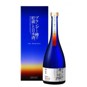(産地直送)ブランデー樽で貯蔵した日本酒 750ml 福顔酒造