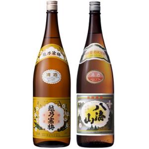 越乃寒梅 白ラベル 1.8Lと八海山 普通酒 1.8L日本酒 2本 飲み比べセット｜echigo