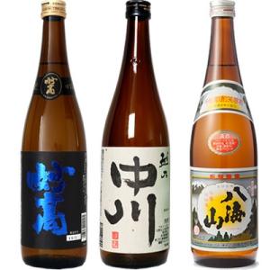 妙高 旨口四段 720ml と 越乃中川 720mlと八海山 720ml 日本酒 3本 飲み比べセッ...