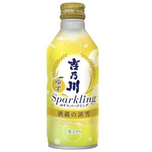 日本酒 スパークリング  吉乃川 酒蔵の淡雪 ゆずスパークリング 300mlボトル缶