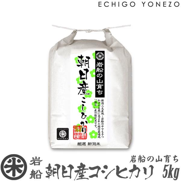 新潟米 令和5年産 岩船の山育ち 朝日産コシヒカリ 特選限定米 5kg (5kg×1袋) 新潟米 こ...