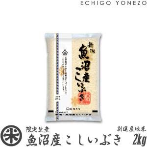 新潟米 令和5年産 魚沼産こしいぶき 2kg (2kg×1袋) 別選産地米 新潟米 魚沼米 お米 白米 こしひかり 送料無料 ギフト対応｜echigoyonezo