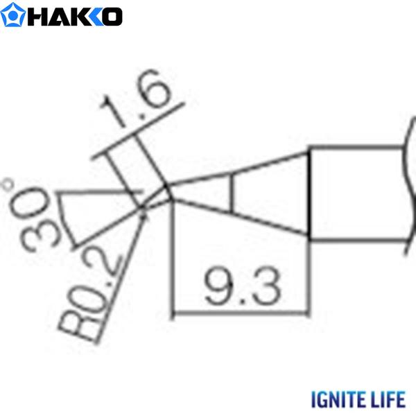 白光 こて先 0.2JS型 T12-JS02