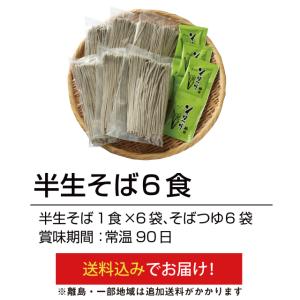 残暑見舞 お中元 「半生そば6食」お土産 越前...の詳細画像4