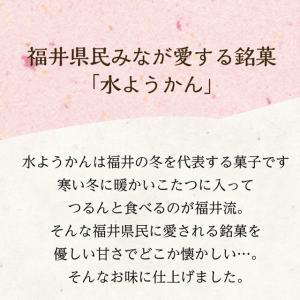 爆買 御中元 福井名物 銘菓「水ようかん」福の...の詳細画像1
