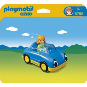 6758プレイモービル 1 2 3シリーズ 1.2.3オープンカー