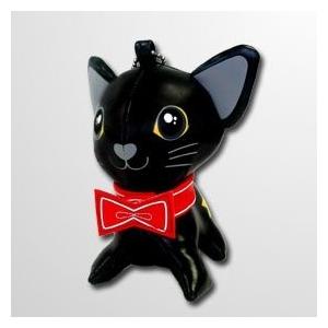 オオイケ ワンダーストラップ ドッグストラップ キャットストラップ 黒ネコの商品画像