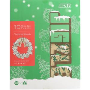 木製 パズル Jigzle クリスマスリース (L)の商品画像