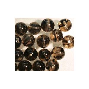 [HA001]天然石ビーズ スモーキークォーツ ラウンド約8mm 半連（約20cm）[RPT]