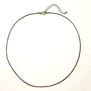 [CE003]1mm皮ひもチョーカー（40cm） 全3色[RPT]