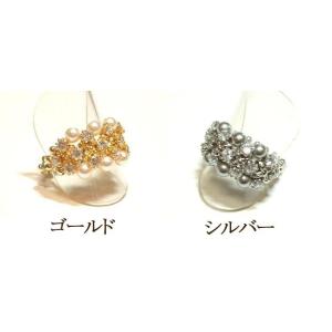 [TA001]〜アクセサリーキット〜 ジルコニアとスワロパールのリング[RPT]