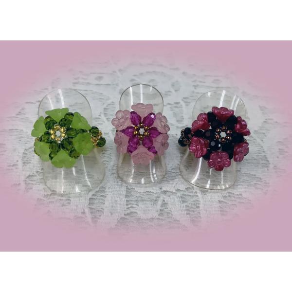 [TA001]〜アウラアクセサリーキット〜　２０％OFF！！　フラワーリング　全３色[RPT]