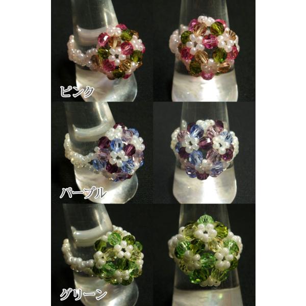 [TA001]〜アクセサリーキット〜 花ドームリング[RPT]