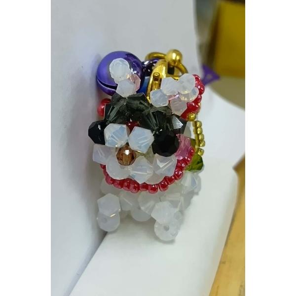 [TA001]アウラオリジナルビーズキット　B0027　花たわらの開運こま犬　３０％OFF！！（全４...