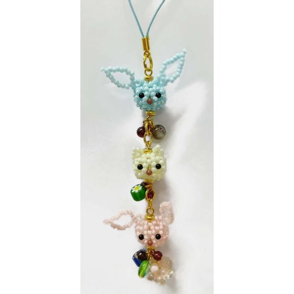 [TA001]アウラオリジナルビーズキット20%OFF!!　B0050　るんるんストラップ[RPT]