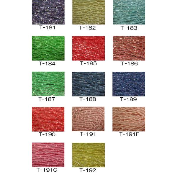 [AA002]TOHOシードビーズ 丸大 糸通し【20％OFF】（約1m・480粒入）《着色オーロラ...