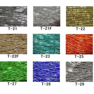 [AA009]TOHOシードビーズ 二分竹 糸通し（約1m・155粒入）【20％OFF】《銀メッキ》...