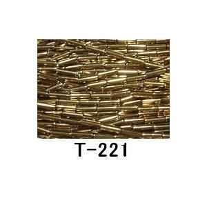 [AA008]TOHOシードビーズ 一分竹 糸通し（約1m・330粒入）【20％OFF】《コゲ金》[...