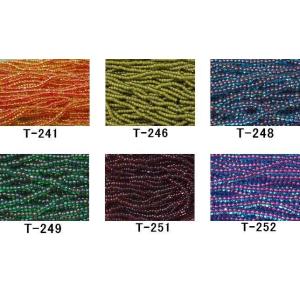 [AA004]TOHOシードビーズ 特小 糸通し【20％OFF】（約1m・960粒入）《着色オーロラ...